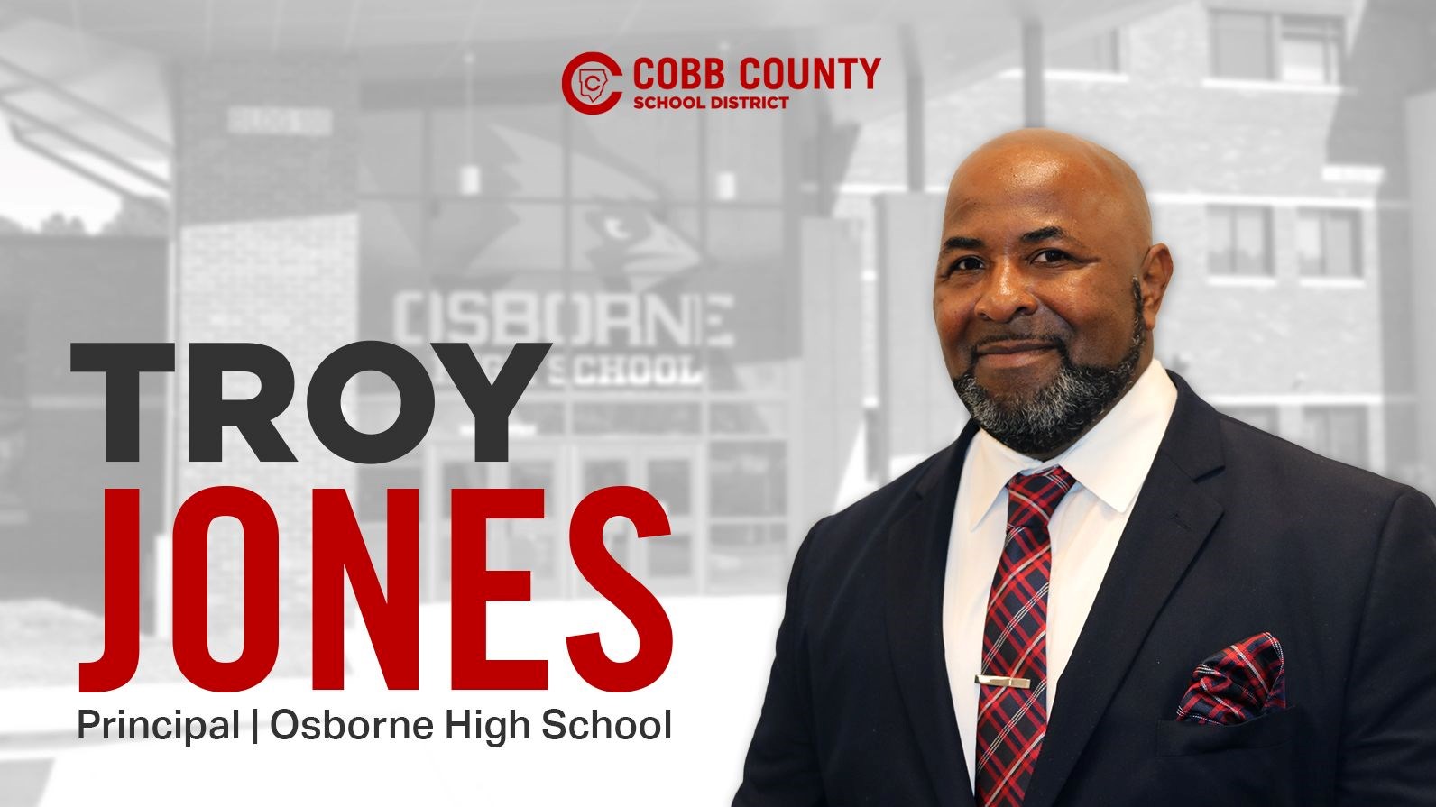Troy Jones serves as principal of Osborne High School